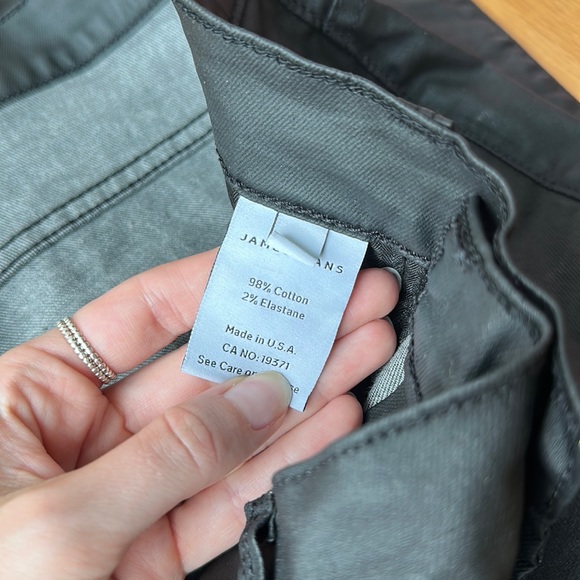 James jeans Ankle Straight faux leather pants size 29 - Picture 4 of 8